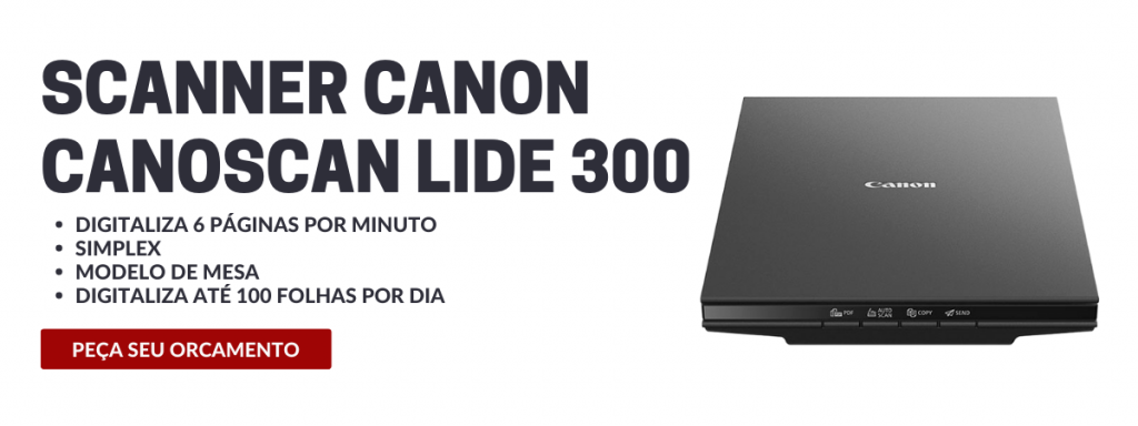 scanner canon lide 300 para contabilidade