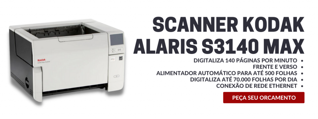 scanner kodak s3140 max - linha s3000 max