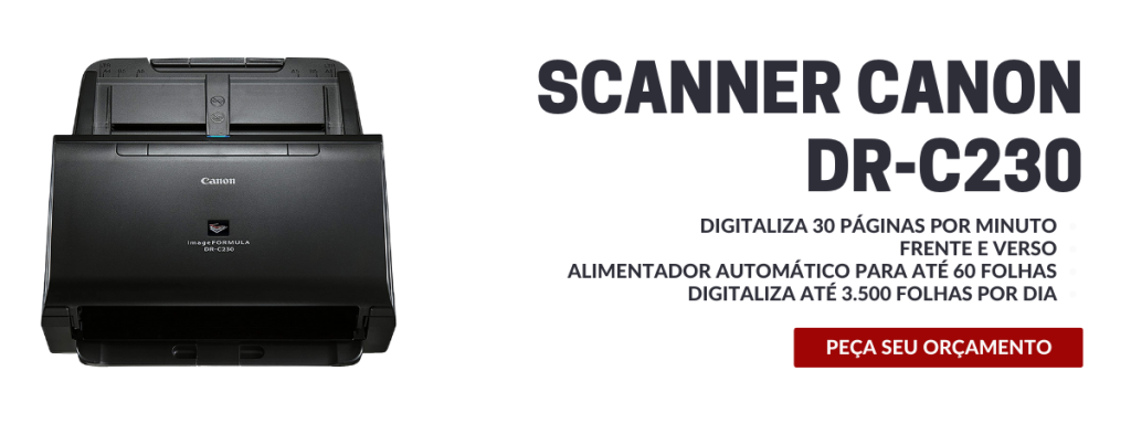 scanner canon dr-c230, scanner para investir em 2023