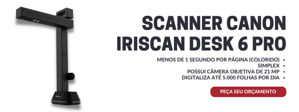 Scanner Canon IRIScan Desk 6 Pro scanner para digitalizar livros