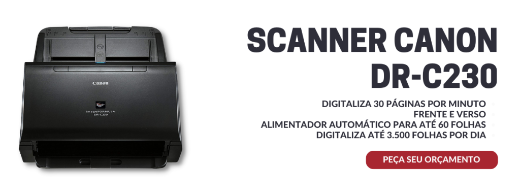 scanner canon dr-c230, substituto do kodak i1150