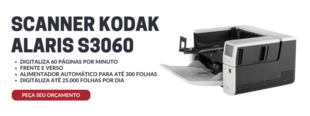 SCANNER KODAK ALARIS S3060 SUBSTITUTO DO I3200