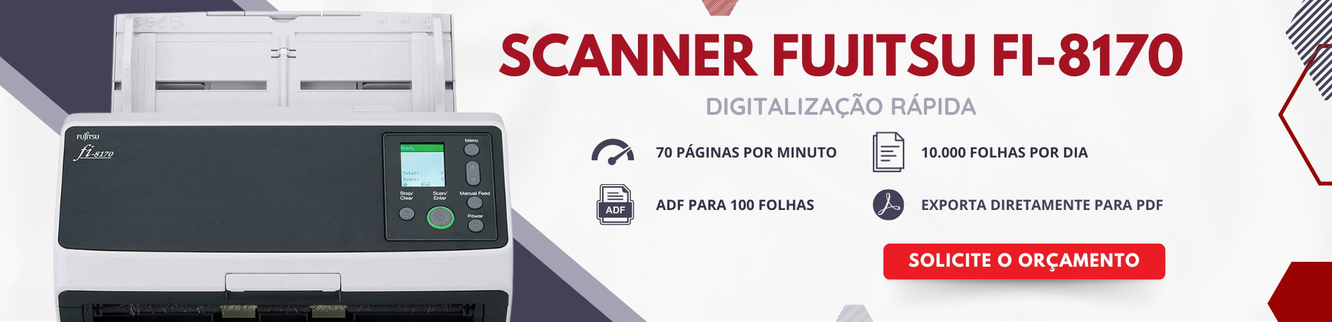 Banner- Scanner Fujitsu Fi-8170
