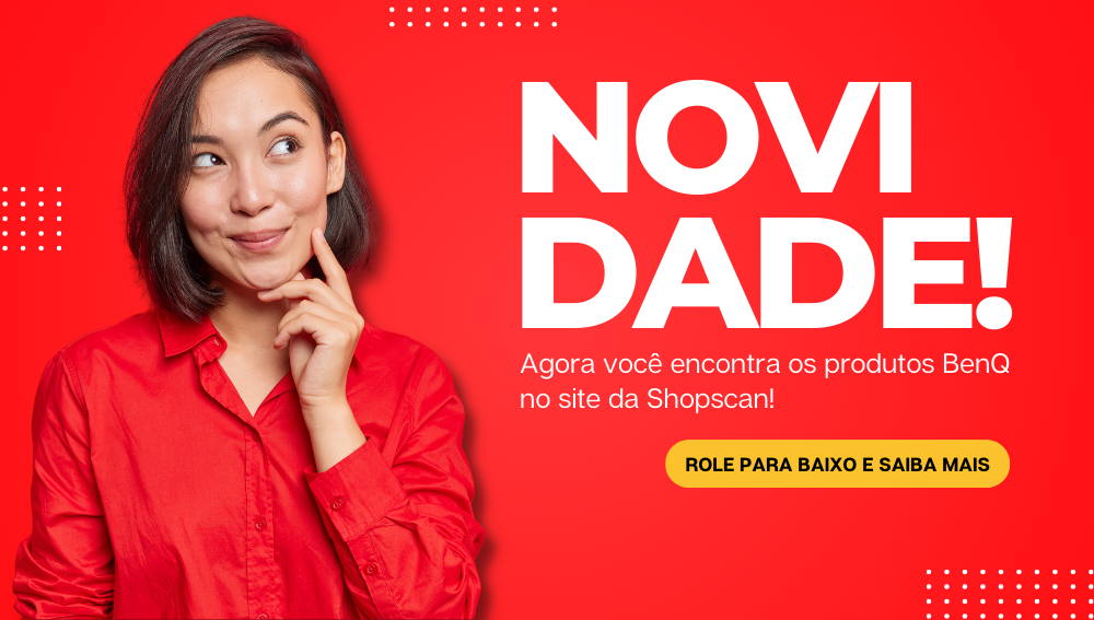 COMPRE PROJETORES E TELAS INTERATIVAS BENQ NA SHOPSCAN