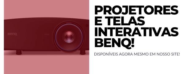 projetores e telas interativas benq