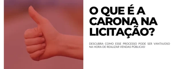 O que é a Carona na Licitação