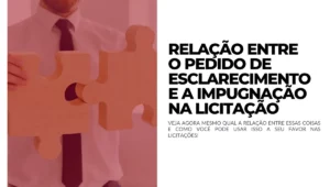 28.10 - Relação entre o pedido de esclarecimento e a impugnação na licitação