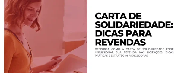 Carta de Solidariedade Dicas para Revendas