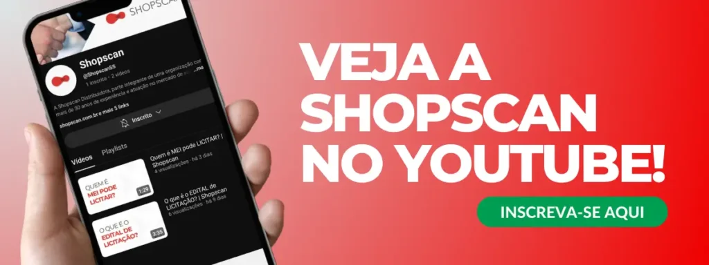 Canal da Shopscan no Youtube