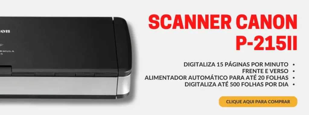 Scanner canon P-215II